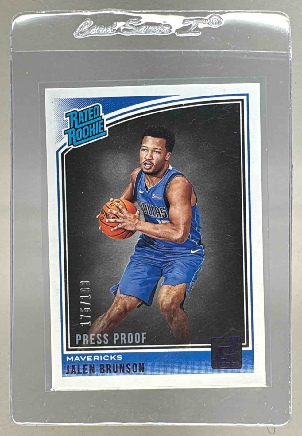 Jalen Brunson 2018 Panini Donruss #179 Press Proof Purple Rookie RC /199