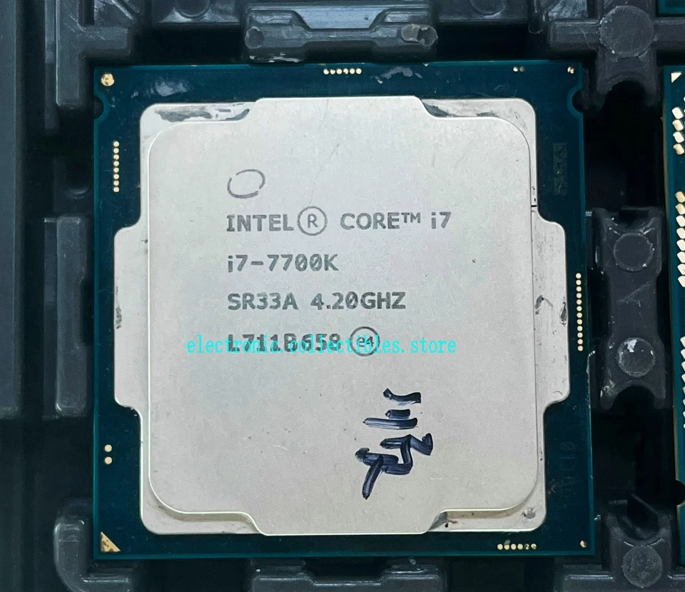 Intel Core I7-7700K SR33A 4,2GHz-4,5 91W Quad-core 8MB LGA1151 Desktop-Cpu - Bild 1 von 2