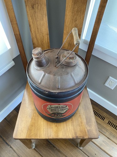 Reproduction Sinclair Pennsylvania Motor Oil Jug “Mellowed 100 Million Years” - Picture 2 of 3