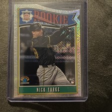 2025 Bowman Chrome Baseball ROY-14 NICK YORKE RC Die-Cut Mojo Mega Box Refractor