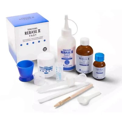 Tokuyama Rebase II FAST Chairside Hard Denture Reline Material Dental Resin New