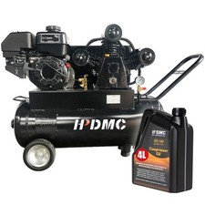 17Cfm 6.5HP 1 Stage Gas Driven Air Compressor w/ 20 Gallon & Kohler Engine