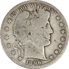 1896-S Barber Half Dollar