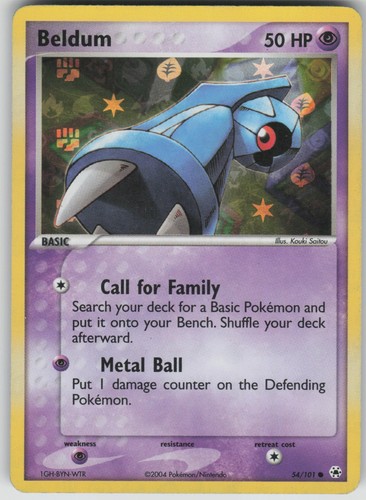 Beldum 54/101 Reverse Holo EX Hidden Legends Pokemon TCG