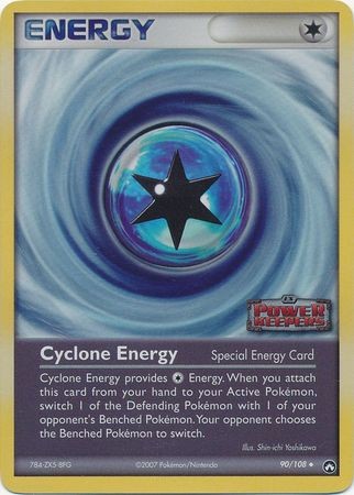 1x Cyclone Energy - 90/108 - Uncommon - Reverse Holo Lightly Played Pokemon EX -