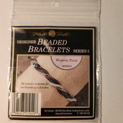 Mill Hill Designer Beaded Bracelets Series 5 MHBB49 Wisteria Twist