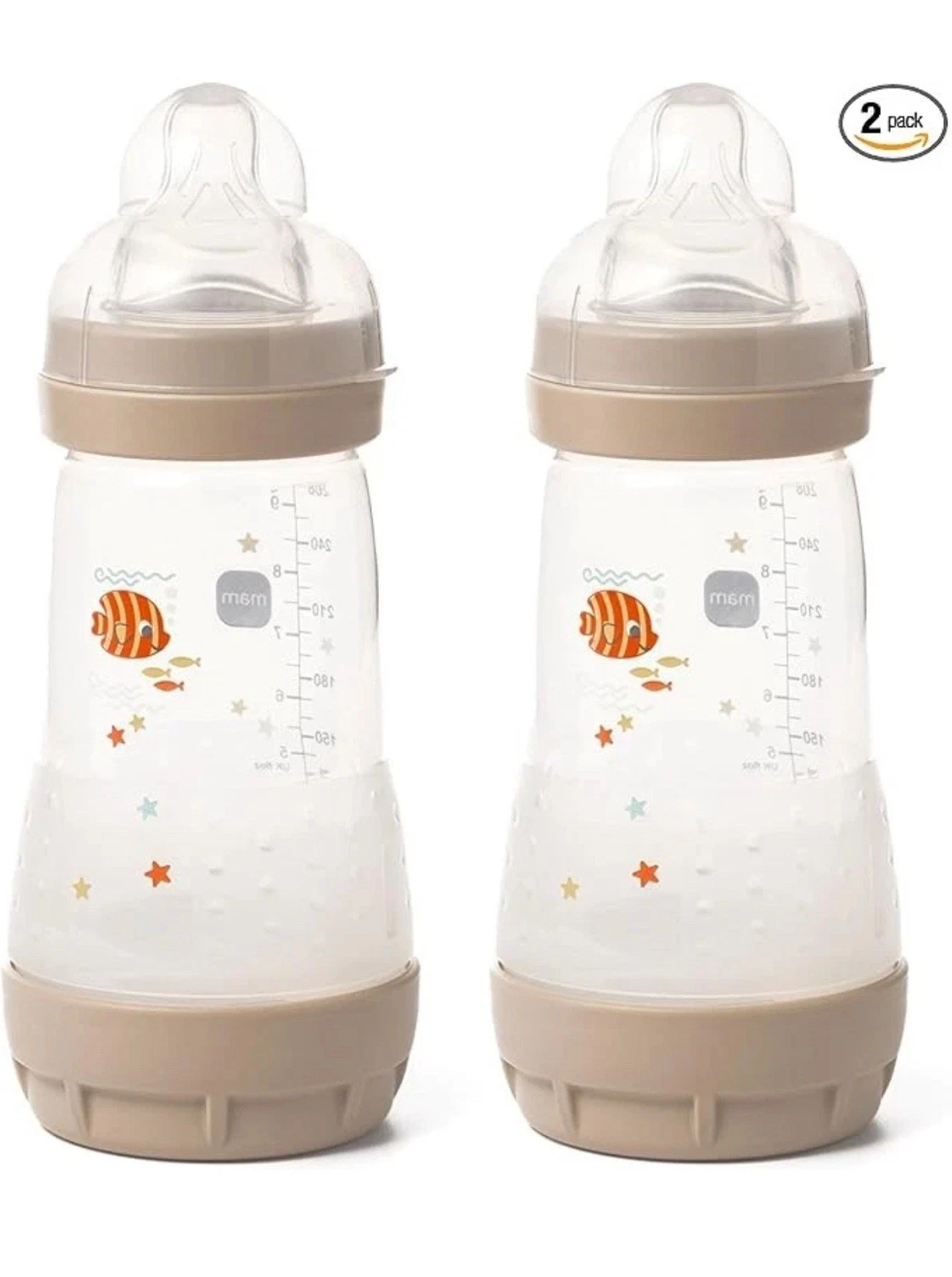 MAM Easy Start Anti Colic Baby Bottles 2 Pack (2 x 260ml) Self Sterilising NEW
Opens in a new window