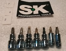 38-14 Drive Bit Socket Set S-k 7pc Usa 