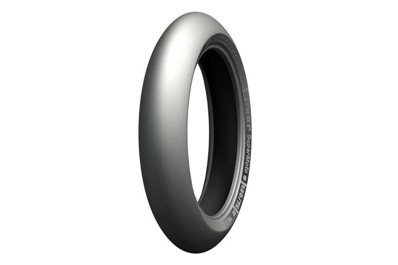 Pneu MICHELIN POWER SUPERMOTO B 120/75 R 16.5 NHS TL pour compétition sur piste avant
