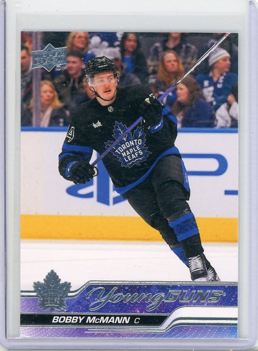 2023-24 Upper Deck Young Guns #479 Bobby McMann RC - Toronto Maple Leafs