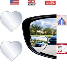 Blind Spot Mirrors, Heart Shaped HD Glass Frameless Convex Rear View Mirrors,...