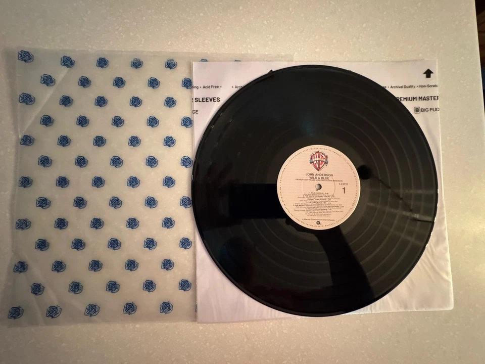 John Anderson-Wild & Blue-Vinyl—Record-1982 Foto 3 de 3