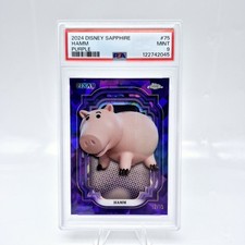 2024 Topps Chrome Disney Sapphire Hamm #75 PSA 9 Purple /15 Toy Story