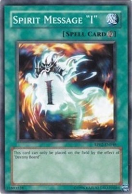 Spirit Message ''I'' [RP02 - CSP - Unlimited - RP02-EN046 Lightly Played]