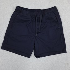 Gap Shorts Men's Size Medium M Blue Drawstring Waist Chino Easy Shorts