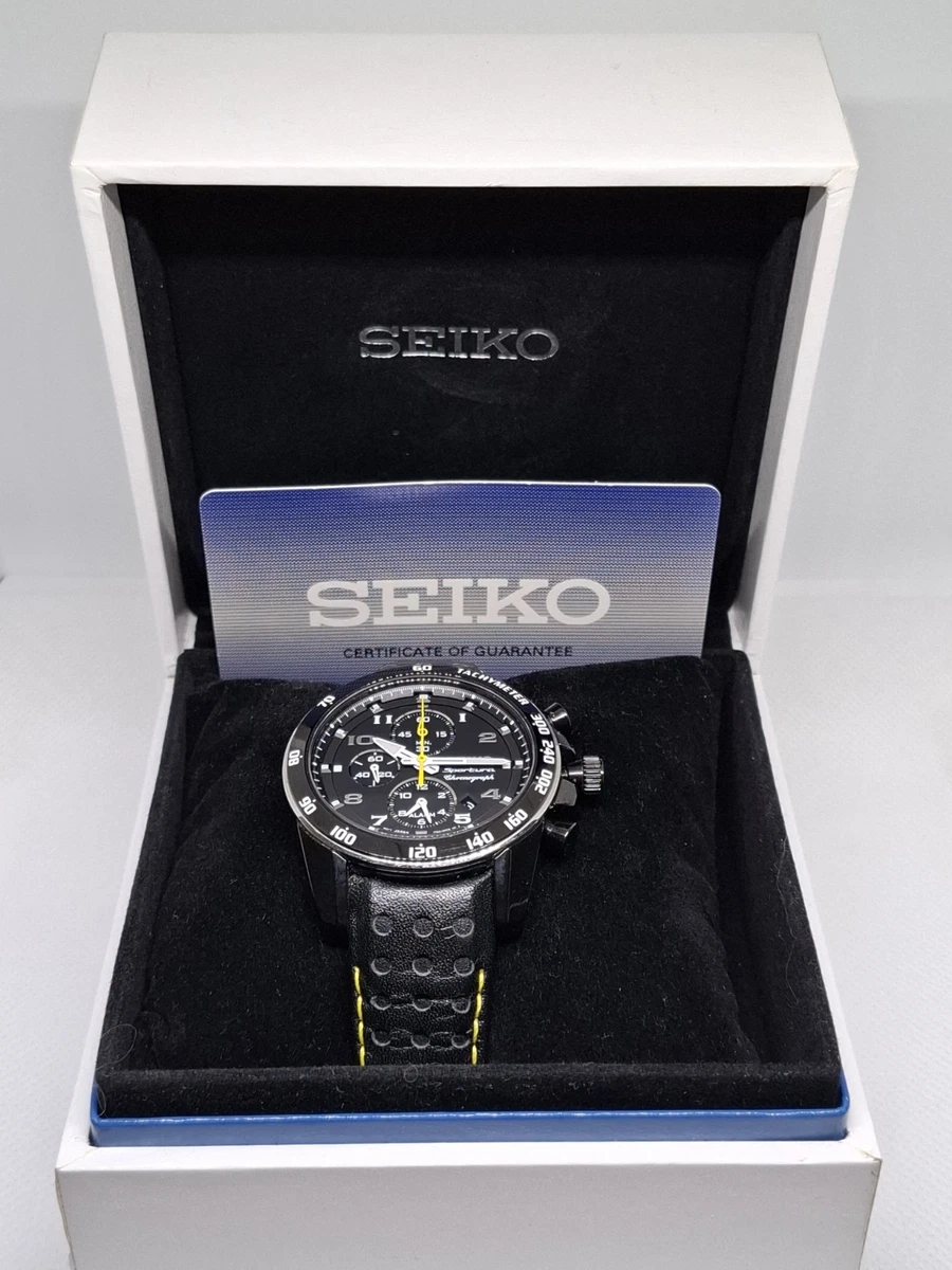 Seiko Sportura Armband Uhr Chronograph - 7T62 0PCB with Box and Papers
