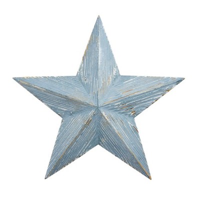 Coastal Style 3-D Star Hanging Ornament Shabby Chic Effect Art Work 39x37x6.5 Cm