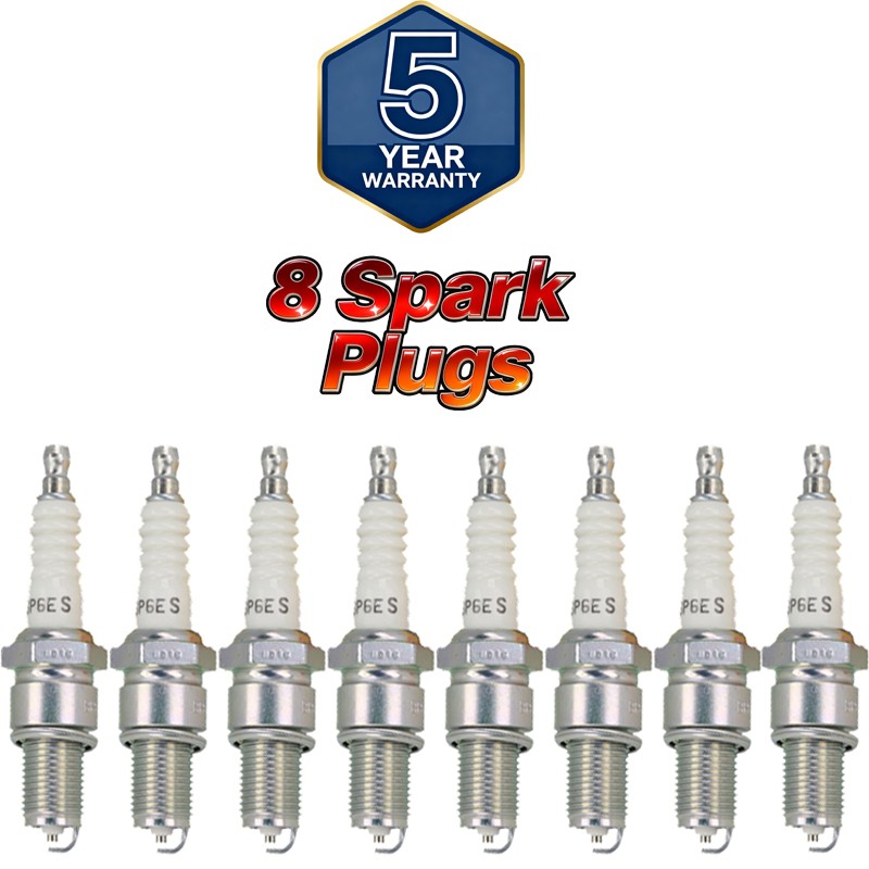 Set of 8 Platinum New Brands For ngk Spark Plugs BP6ES 7811