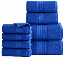 Image of Luxury 800GSM Towel Set 100% Egyptian Cotton Face Hand Bath Towels Bath Sheets