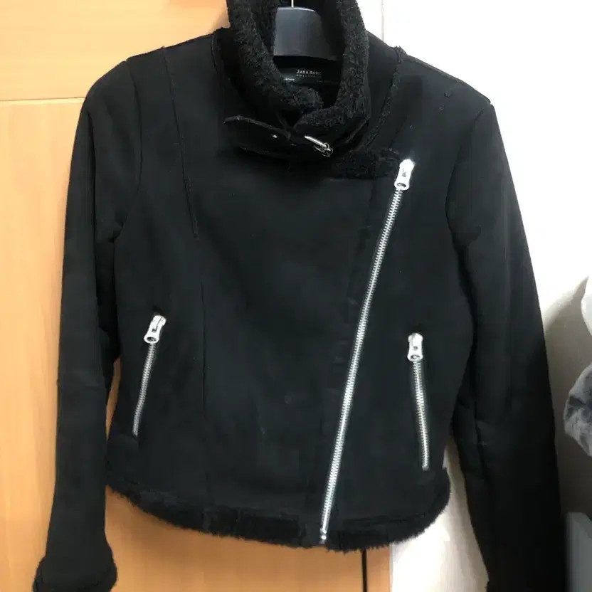 Zara Sheep Fur Coat Lightly Used Women's Outerwear thumbnail 2