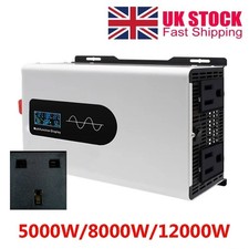 3000W 5000W 8000W Off Grid Pure Sine Wave Solar Inverter 12V 24V 48V 72V to 230V