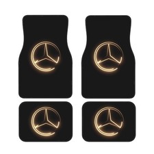 4 Piece Mercedes-benz Car Front Rear Floor Mat Set Non-slip Carpet Mats