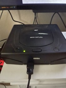 SEGA Saturn + Accessories  + Games Street Fighter Alpha, Daytona USA, NBA JAM