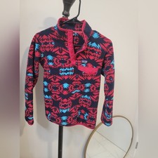 Patagonia Synchilla fleece pullover jacket size XL 14 Girls Kids