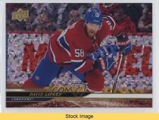 2024 Upper Deck Extended Series Speckled Rainbow Foil David Savard #573 READ fn5