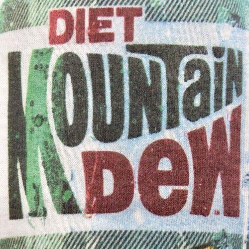VTG early 90s Diet Mountain Dew 21.75” x 30” Ringer T Shirt - Picture 4 of 22