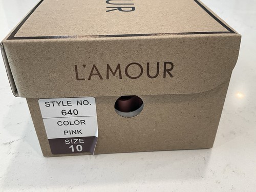 L’AMOUR Pink Sparkly Sneakers. #640. Girl’s Size 10. Excellent Condition. - Picture 10 of 10