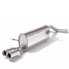 FOX Sportauspuff Skoda Fabia Typ 5J RS Limousine 1.4l - 2 x 76mm mit Absorber (R