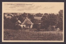 Vintage postcard Horst Seebad village view Ziegenberg Baltic Sea Poland