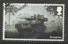 GB 2021 QE2 £1.70 British Army Vehicles Scorpion Tank Ex Fdc SG 4570 ( T405 )