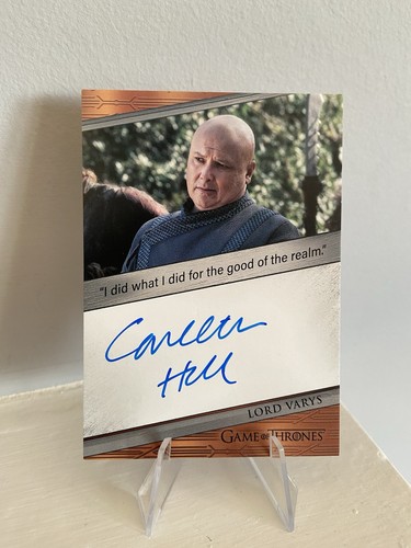 Rittenhouse Game Of Thrones Conleth Hill As Lord Varys Quotable Auto Card
