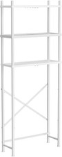 Over The Toilet Storage 3-Tier Over Toilet Bathroom Organizer Freestanding Shelf