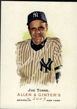 Joe Torre 2007 Topps Allen & Ginter New York Yankees #172