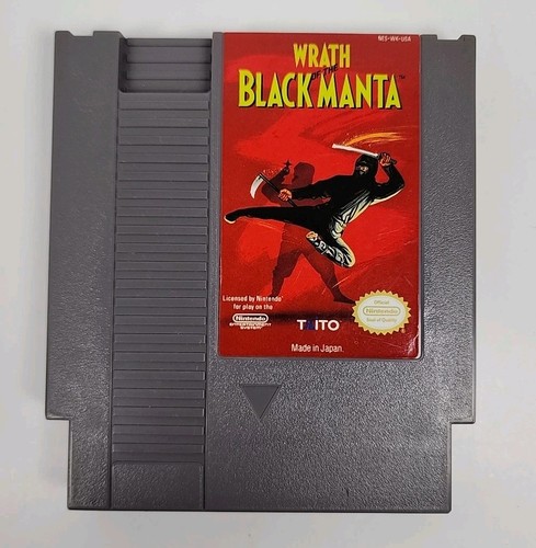 Wrath of the Black Manta (Nintendo NES, 1990) nur Cartridge, getestet/funktionstüchtig