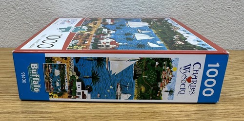 Charles Wysocki Old California 1000 Teile Puzzle Ozeanszene Boote KOMPLETT - Bild 10 von 11