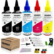 Ink Refill Kit for PG-285XL CL-286XL Cartridges, Compatible with PIXMA Printers