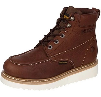 Wolverine Loader WP Cafe Brown W10841 6'' Waterproof Work Boot SIZE 7EW