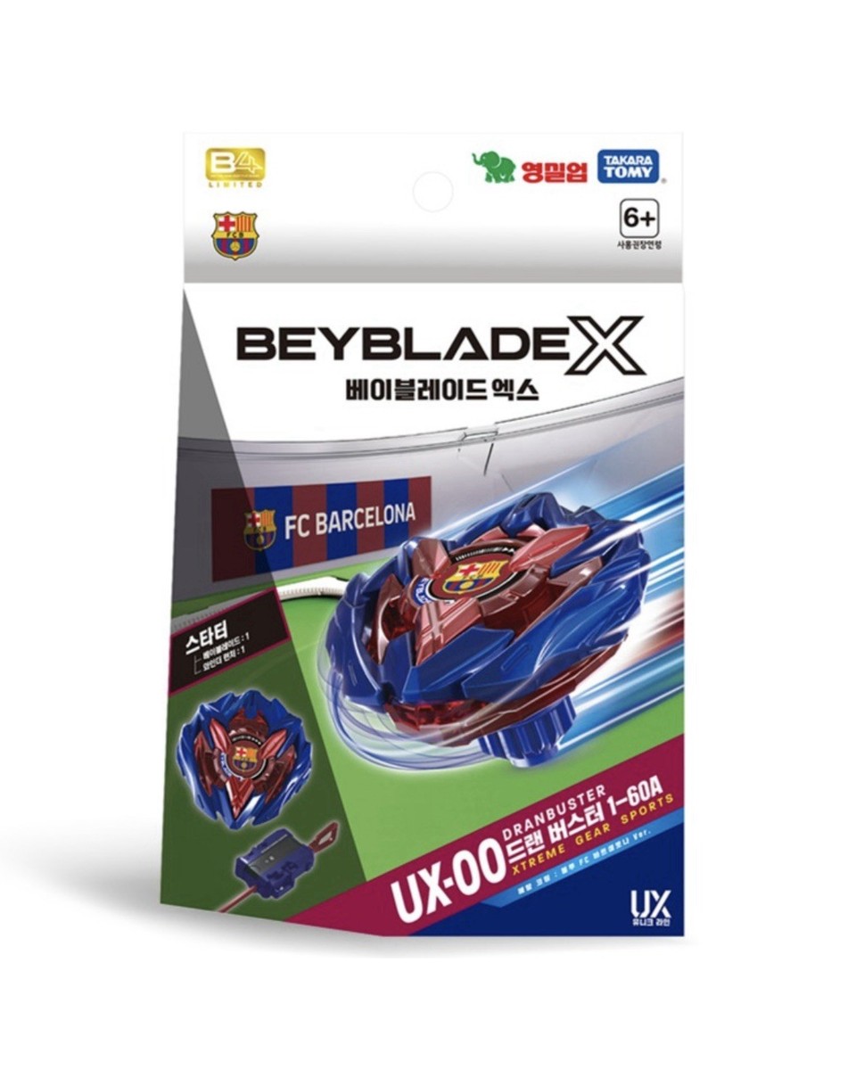 Beyblade X Starter Dran Buster UX-00 FC Barcelona 1-60A Takara