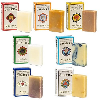 Set bestehend aus 7 Chakra-Seifen -- 497g online bestellen  Top Qualität