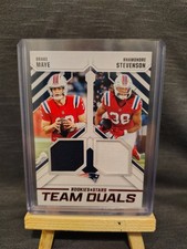 2025 Panini Rookies & Stars Drake Maye/Rhamondre Stevenson #TD-NE Team Duals