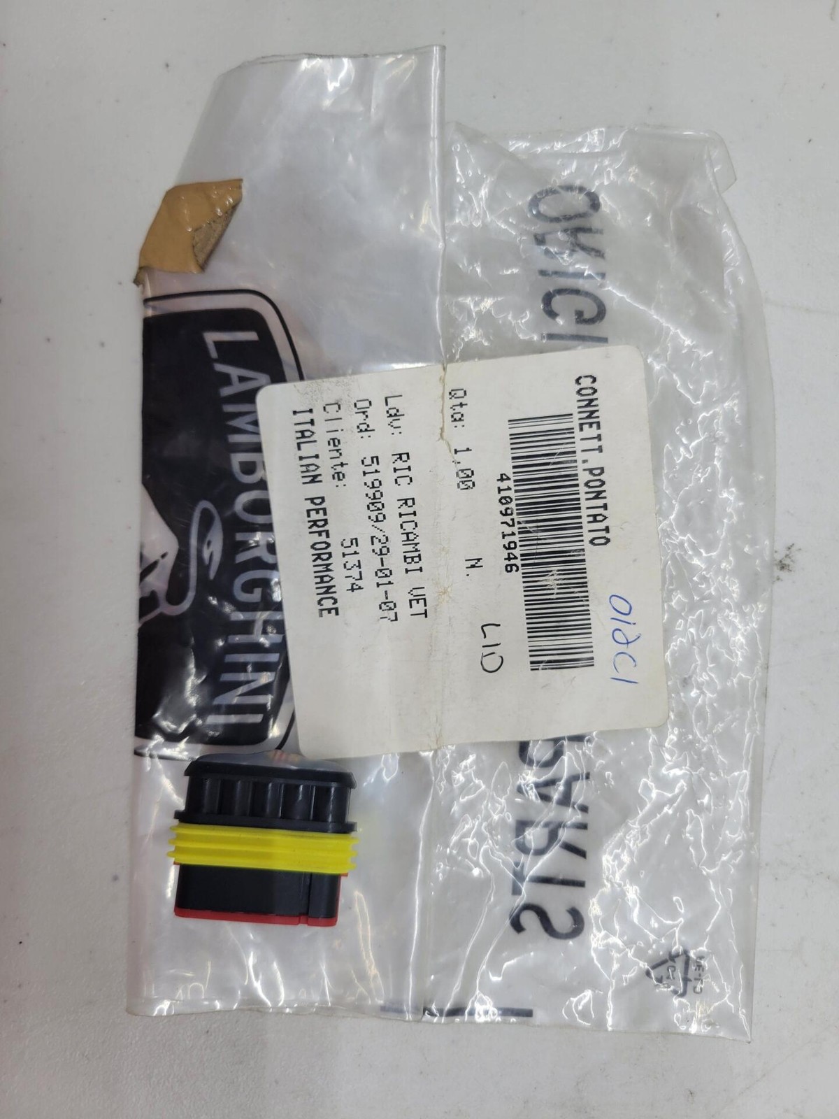 LAMBORGHINI CONNECTOR HOUSING 410971946