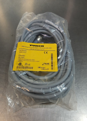 TURCK WAKW 4.5T-8 Molded Cordset 5 POLE 8 METER  U99-15620               Loc5C27