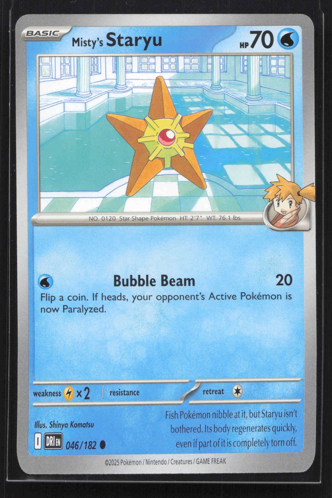 Misty's Staryu Common SV10: Destined Rivals 046/180 NM