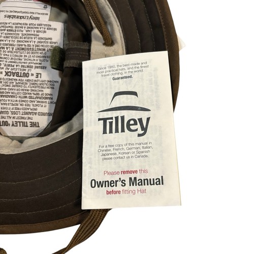 Tilley Outback Waxed Cotton Hat TWC7 7 1/8 Outdoor Hiking NWT Gorpcore Camping - Picture 9 of 9