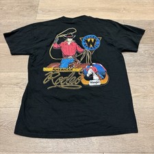 Vintage Wrangler American Rodeo T-Shirt Men Large Cowboy Horse Ranch Rare USA