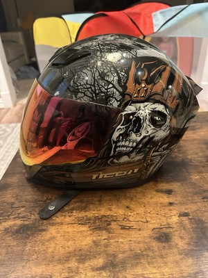 Icon Airflite Helmet - Uncle Dave | eBay